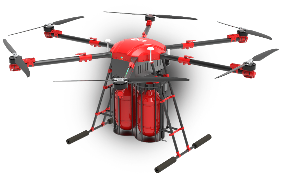 HDJ Heavy-Lift Hybrid Hexacopter Drone